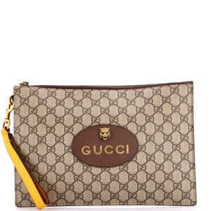 Gucci Neo Vintage Wristlet Pouch Gg #269088G79B